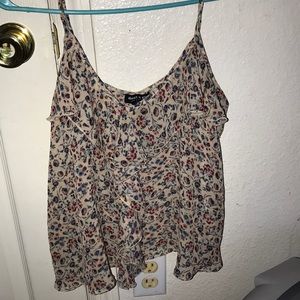 cute transparent tank top. (great for summer)